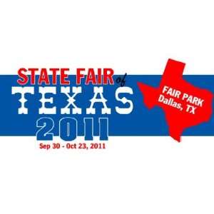    3x6 Vinyl Banner   Dallas State Fair of Texas 