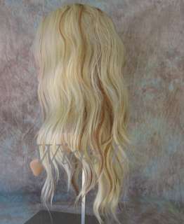 Wigs LACE FRONT Blond Highlight wavy wig HEAT OK Brand Name  