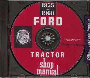 FORD 1955 1960 Tractor Shop Service Manual CD  