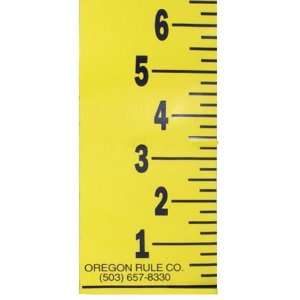 OM 98 Adhesive Backed Mylar Rule 48 Inch Long x 3 Inch Wide, Bottom to 