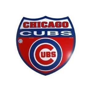    Chicago Cubs Plastic Interstate Route Sign