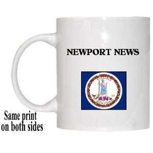  US State Flag   NEWPORT NEWS, Virginia (VA) Mug 