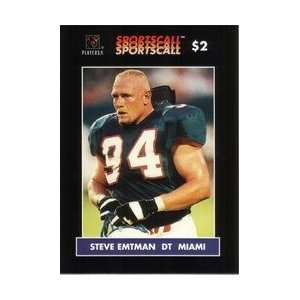 Collectible Phone Card $2. Steve Emtman (DT Miami Dolphins Football 