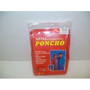  Adult Poncho     One Size Fits All 