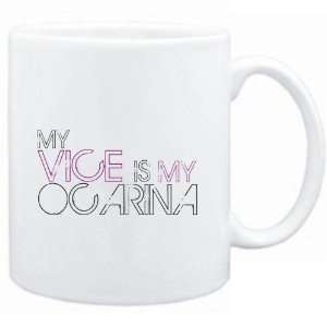    Mug White  my vice is my Ocarina  Instruments