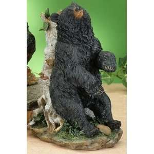  Black Bear Collectible Scratching Back Decoration Figurine 