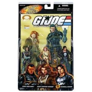 Gi Joe 3 Pack #16 Comic Spirit Iron Knife , Agent Courtney 