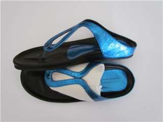 Donald J Pliner Atlantic BLUE Thong Sandal Sizes 7,9  