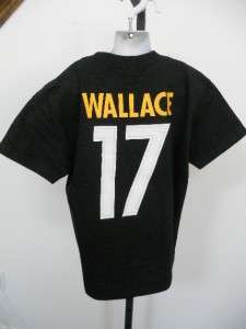   WALLACE #17 Pittsburgh STEELERS YOUTH Small S Reebok Jersey Shirt AZV