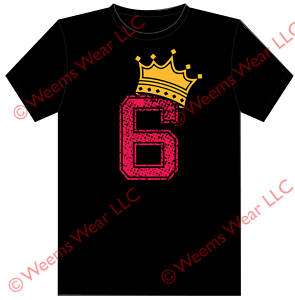 Lebron James   King of Miami Heat   T Shirt   L (Women)  