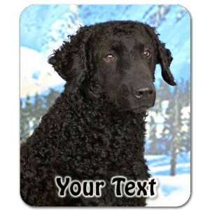  Curly Coated Retriever Personalized Mouse Pad Electronics