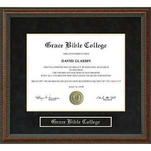  Grace Bible College (GBC) Diploma Frame