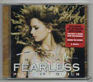 Taylor Swift (CD & DVD) Fearless (Platinum Edition) NEW 843930001996 