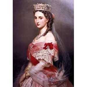     24 x 34 inches   Portrait of Charlotte of Belgi