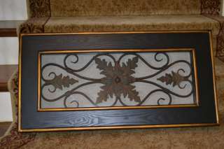BRAND NEW 3 MATCHING IRON WALL ART PIECES PURCHASED FROM FRONT GATE 