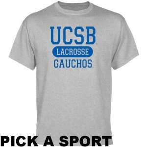  UC Santa Barbara Gauchos Ash Custom Sport T shirt Sports 
