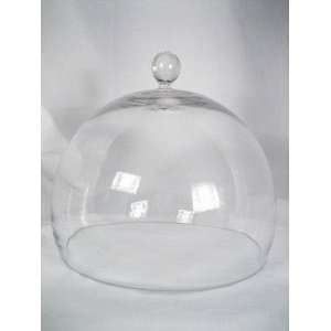 Rounded Glass Dome Cloche Upside Down Bell Jar  Kitchen 