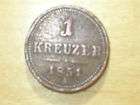 1851 A Austria/Austri​an 1 One KREUZER Coin, G