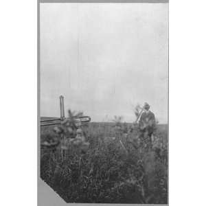  Tombstones in a field