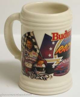 1992 Budweiser Racing Bill Elliott Beer Mug Stein  