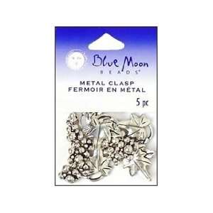  Blue Moon Clasps Toggle Leaf & Grape Silver 5pc Arts 