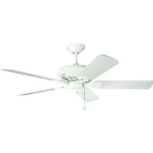  52 Bentzen Ceiling Fan in Satin White Finish Satin 