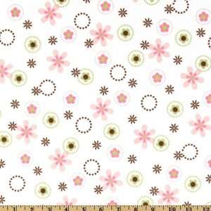  43/44 Wide Cozy Cotton Flannel Floral Garden Fabric By 