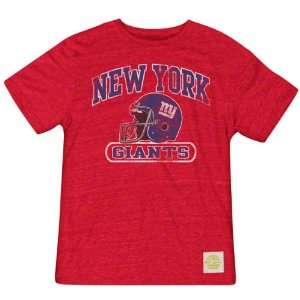  New York Giants Retro Sport Show Boat Tri Blend T Shirt 
