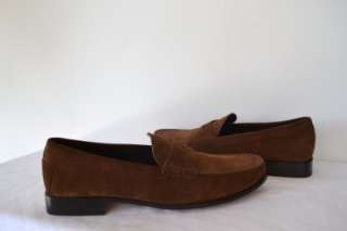 NIB TODS SUEDE NEW CITTA MOCCASIN DRIVERS SHOES~12 13  