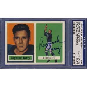    1957 Topps #94 Reprint Signed RAY BERRY PSA/DNA