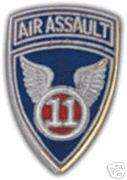 ARMY HAT PIN. 11th AIR ASSAULT DIVISION  