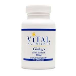  Ginkgo 501 Extract 80 mg 90 vcaps (Vital Nutr.) Health 