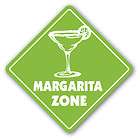 MARGARITA ZONE Sign xing gift novelty cocktails bar drinks dacquiri