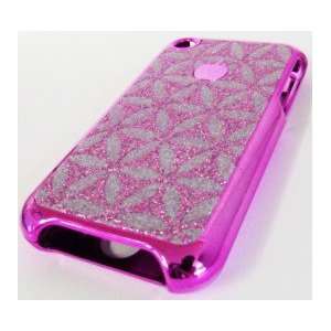  Apple Iphone 2g Original Pink Silver Flower Design Case 