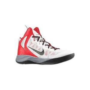   Basketball Shoes, White/Black/Sport Red/Cool Grey