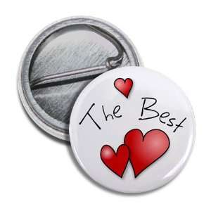  THE BEST HEARTS Valentines Day 1 Mini Pinback Button 