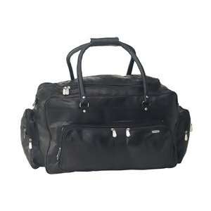   Design 23 Black Genuine Lambskin Leather Travel Bag