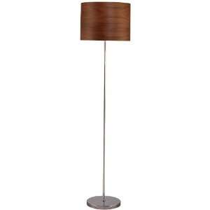  Timberly Floor Lamp, 59.75Hx15D, CHROME