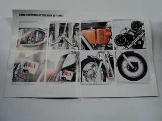 1971 BSA Motorcycle Brochure/Booklet  