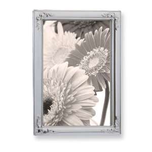  Sterling Silver Floral Corner 5 X 7 Photo Frame Jewelry