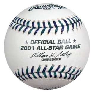   AUTOGRAPHED SIGNED 2001 MLB ALL STAR GAME BASEBALL 37082 HOLO  