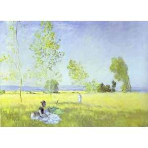     Claude Monet   32 x 22 inches   Fields of Bezons
