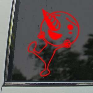  RAVE Master Plue Red Decal Dog Anime Cartoon Car Red 