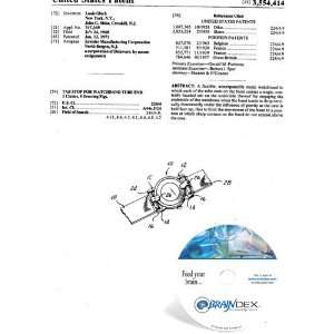    NEW Patent CD for TAB STOP FOR WATCHBAND TUBE END 