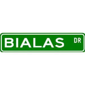  BIALAS Street Sign ~ Personalized Family Lastname Novelty 