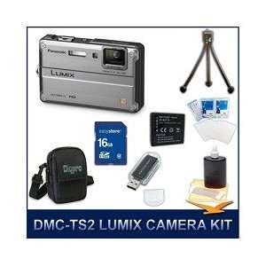  Panasonic Lumix DMC TS2S TS2S TS2 Silver Digital Camera 