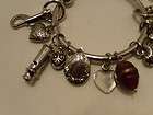 Key Bracelet With Charms By Green Rhino   Cardiff By The Sea New With 