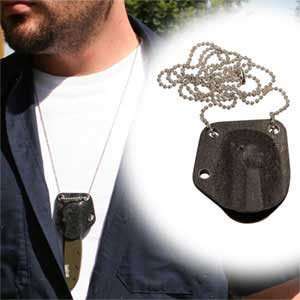  RAM Knives   Chive Kydex Neck Sheath on Chain Sports 