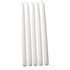 10 UNSCENTED WHITE TAPER CANDLES (Wholesale Lots of 144)  