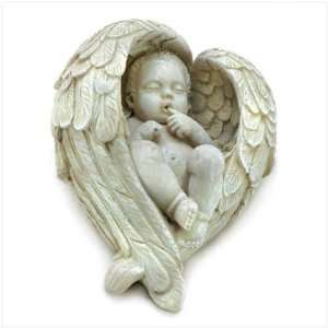  Little Sleeping Baby Angel Cherub Statue Figurine 